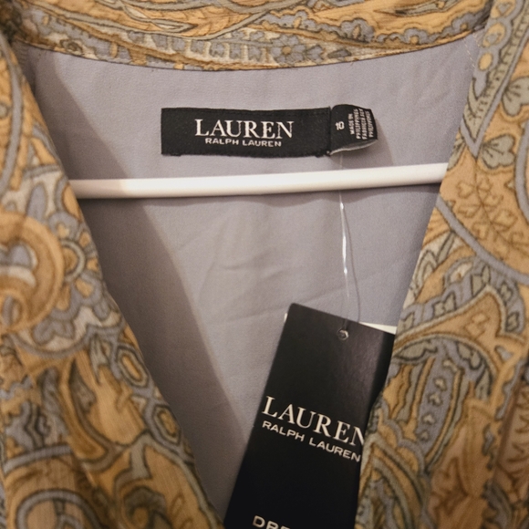 Ralph Lauren Paisley Dres. ptp 21" Retail$137 - Picture 4 of 5